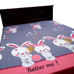 Generic Twill Cotton Bedsheet with 4 Pillow Covers