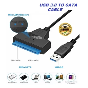 USB 3.0 to SATA 3+22pin Hard Disk Cable Converter 5Gbps