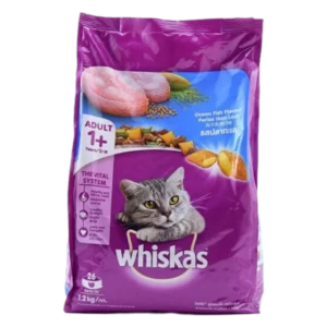 Whiskas Adult Cat Food Ocean Fish Flavor 1.2Kg