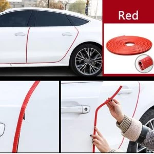 Universal Car Door Edge Protector Strip 5M – Red - image 2