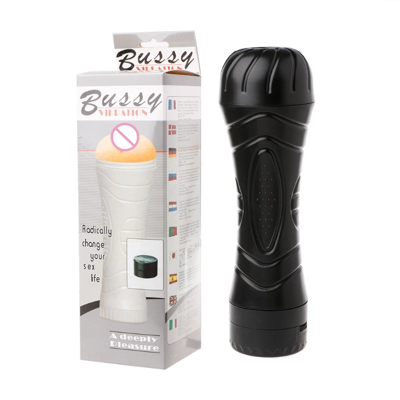 Generic Vibrating Pocket Pussy Men Masturbator - image 3