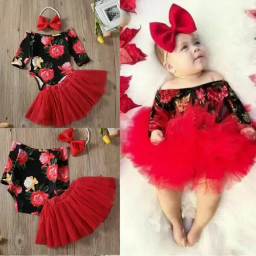 Generic 3PC Baby Girl Romper Floral Luxury Set - image 2