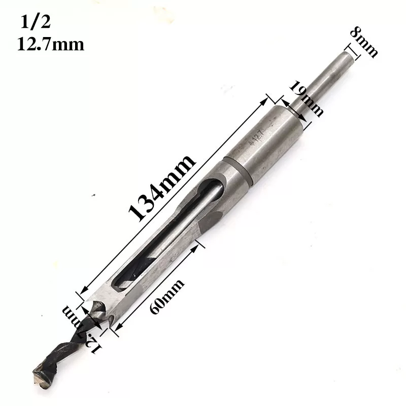 Generic 12MM Woodworking Square Hole Drill Bit - image 7