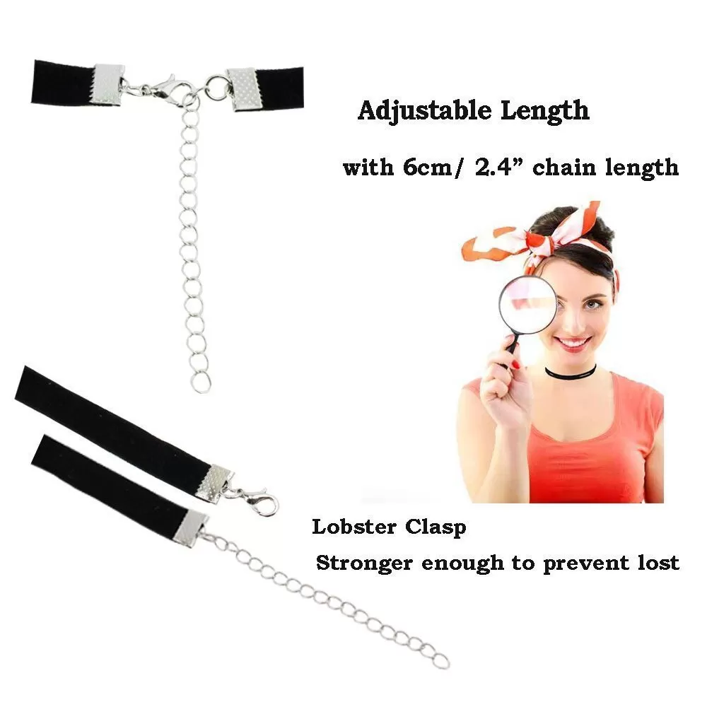 Generic 30PCS Gothic Tattoo Leather Choker Set - image 2