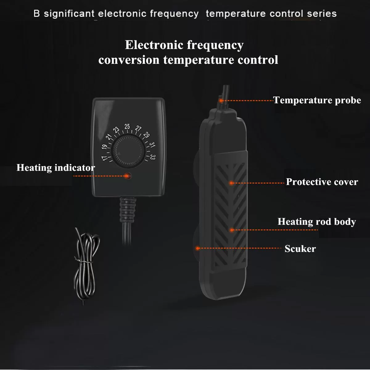 Generic 100w Aquarium Heater Adjustable Temp Control - image 2