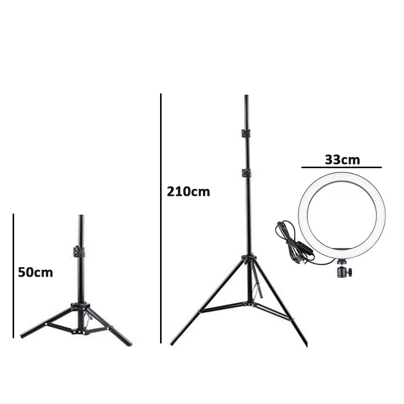 Generic 10" LED Ring Light Studio Grade A+ Tripod - image 3