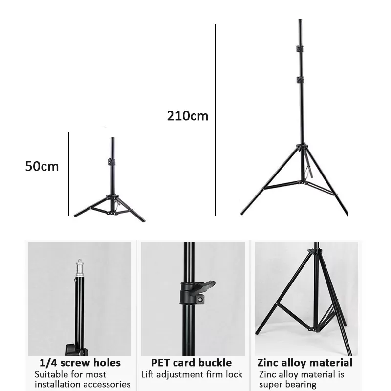 Generic 10" LED Ring Light Studio Grade A+ Tripod - image 5