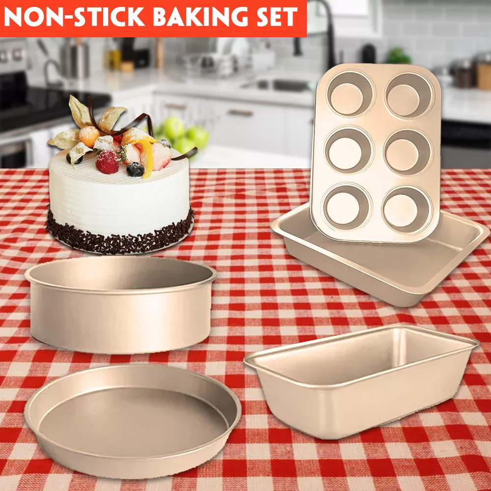 Generic 8-9 Inch Round Non-Stick Carbon Bake Pan Cake Tin - image 5
