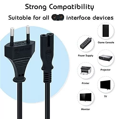 Generic 2 Pin Power Cord High Quality