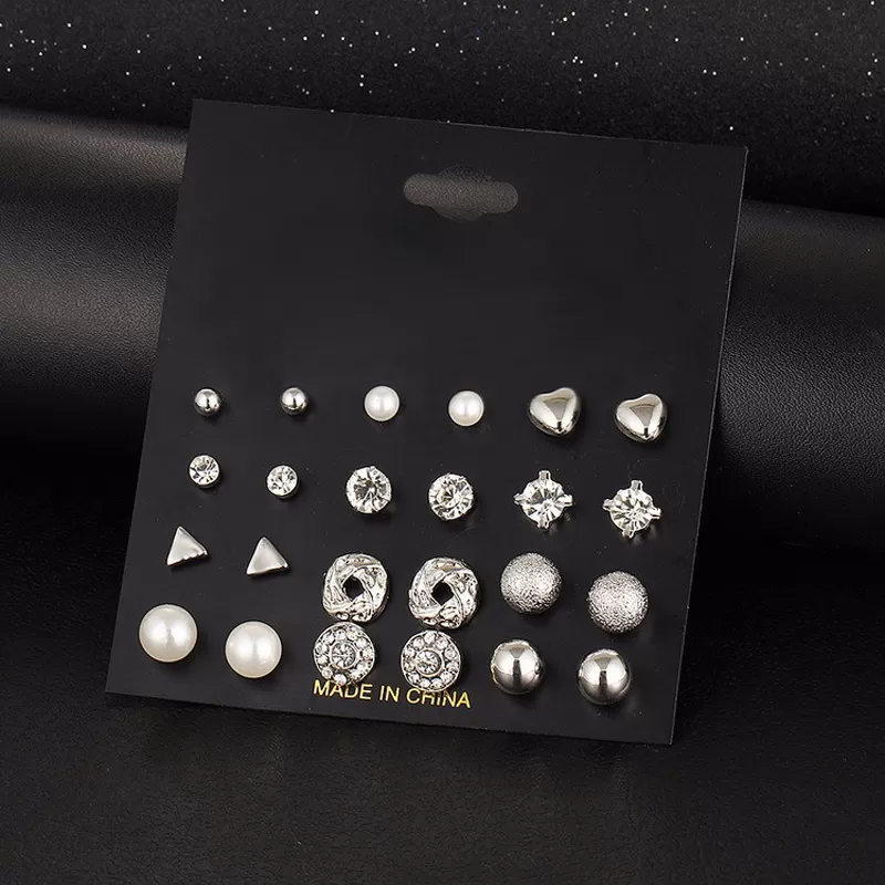 Luxury Minimalist Mixed Small Earrings Set - image 2