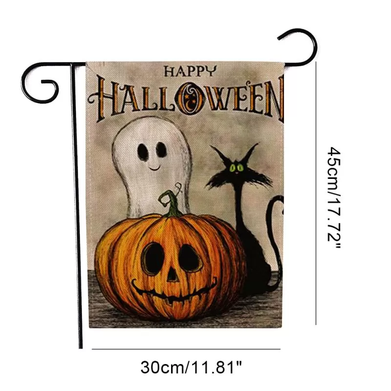 Generic Happy Halloween Baby Ghost Garden Flag Cute - image 3