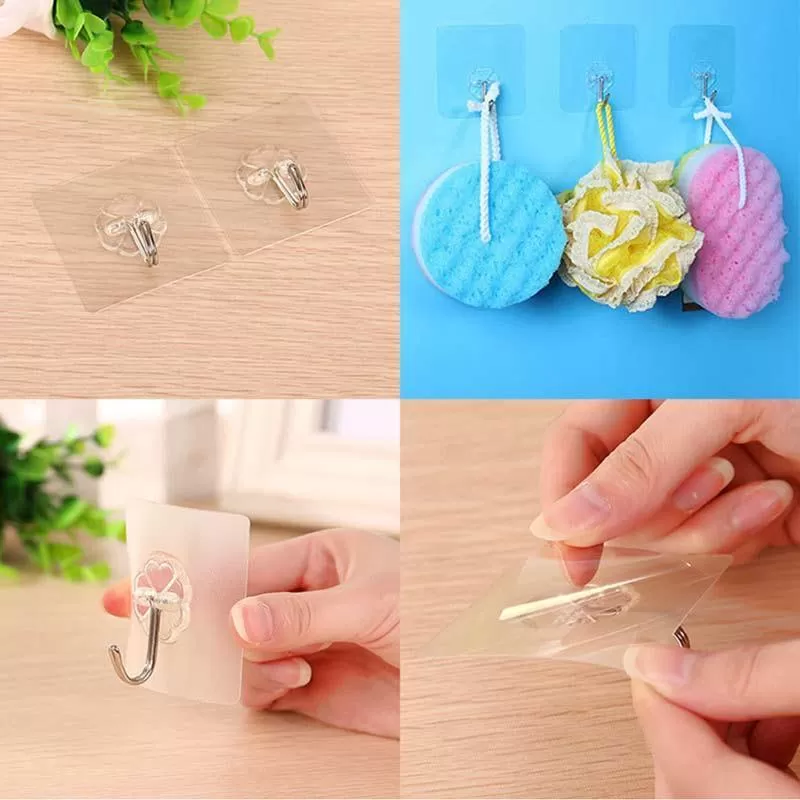 Generic 3Pcs Strong Suction Cup Transparent Wall Hook - image 3