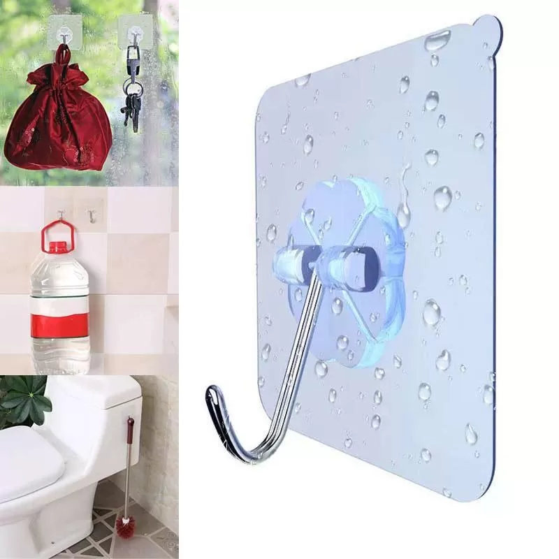 Generic 3Pcs Strong Suction Cup Transparent Wall Hook - image 6