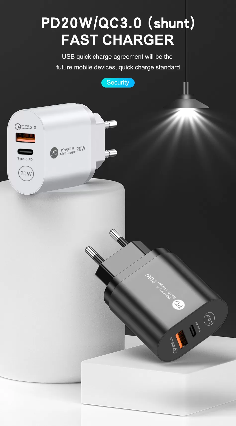 40W Double PD USB C Mini Fast Charger - image 2