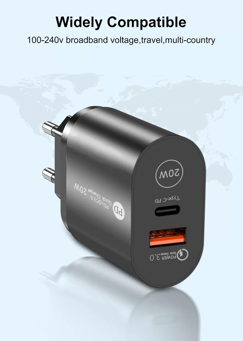 40W Double PD USB C Mini Fast Charger - image 4