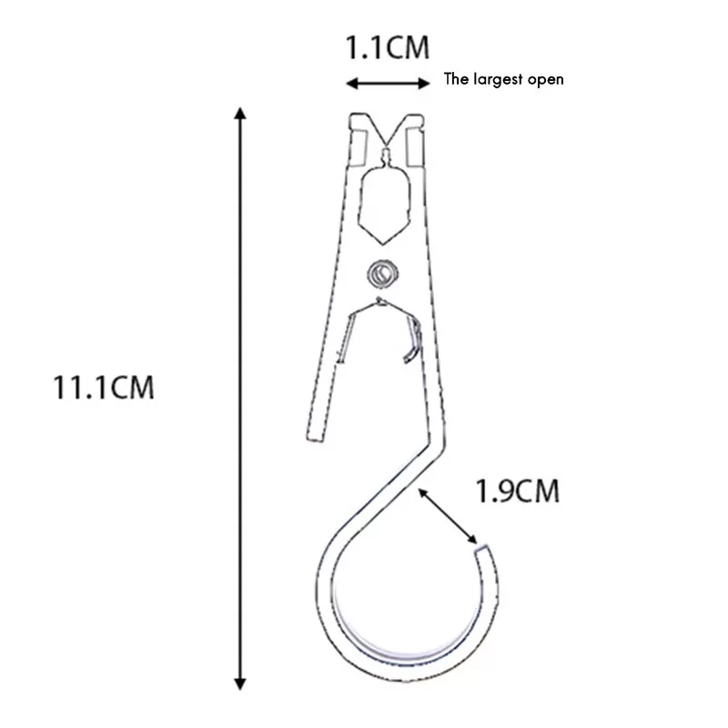 Generic 4Pcs Light Hook Outdoor Tent Canopy Clip Portable - image 5