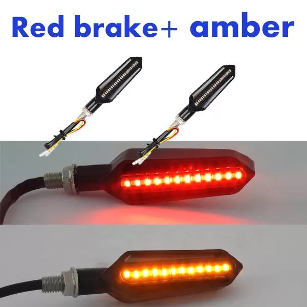 Universal Motorcycle 24LEDs Amber Turn Signal Light - image 5