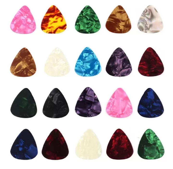 Generic Acoustic Electric Guitar Picks Plectrums 6 Thickness - image 3