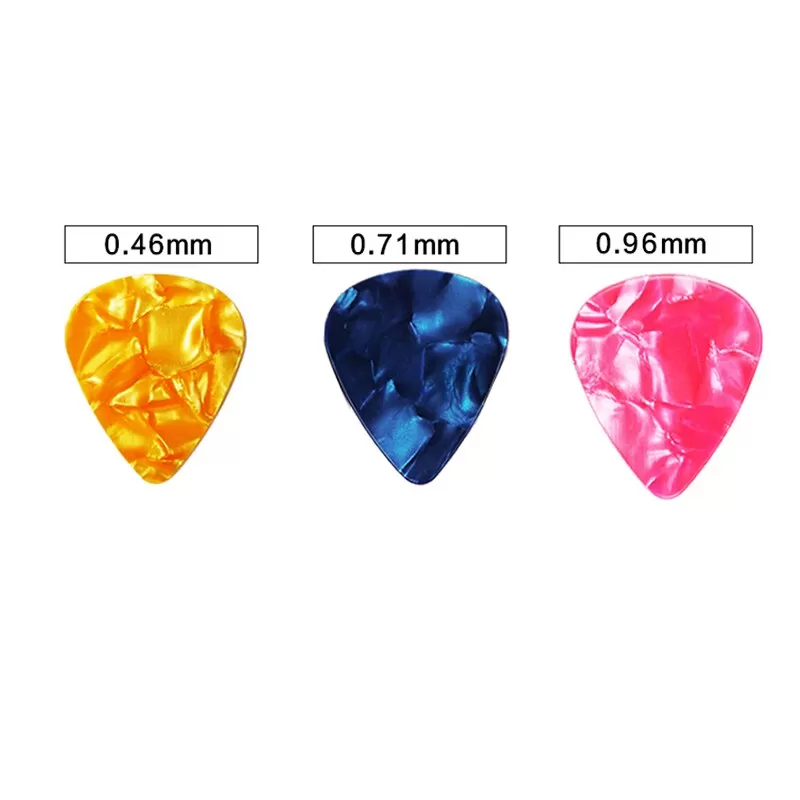 Generic Guitar Picks Plectrum Celluloid Electric Smooth - image 2