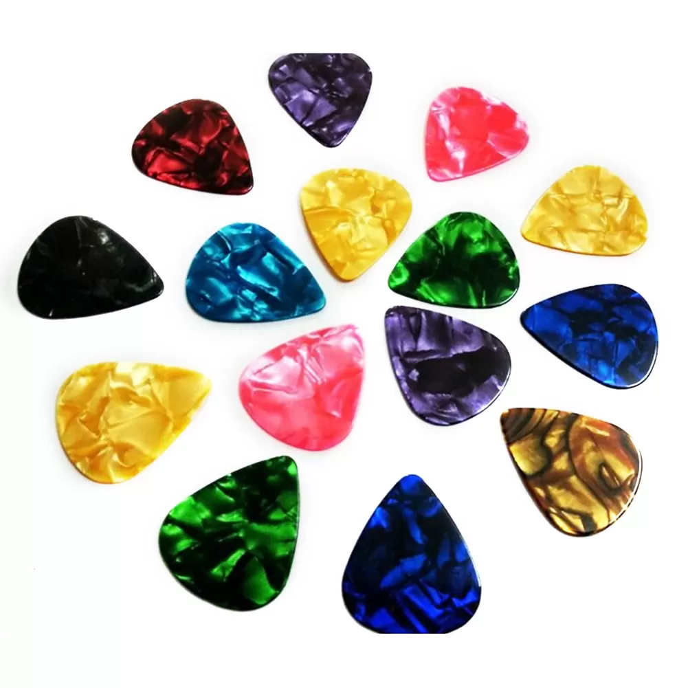 Generic Guitar Picks Plectrum Celluloid Electric Smooth - image 5