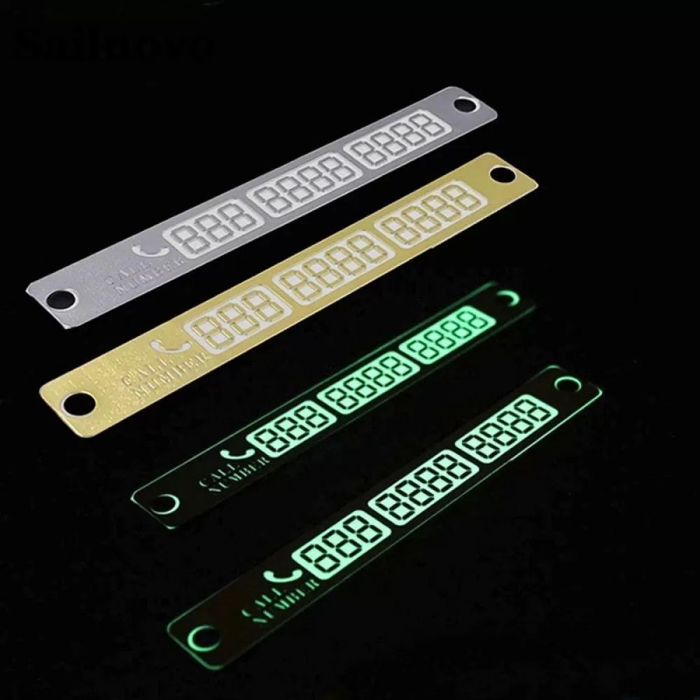 Auto World Temporary Car Parking Card Night Light