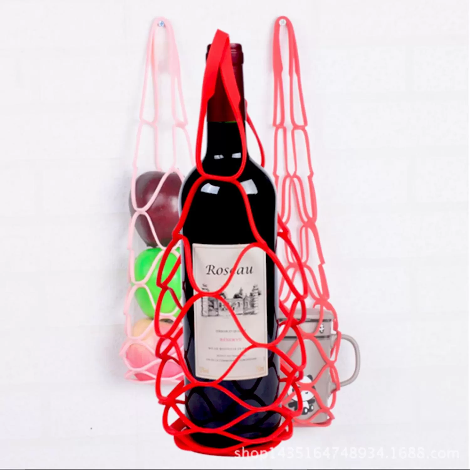 Generic Korean Design Multifunctional Silicone Mesh Bag - image 2