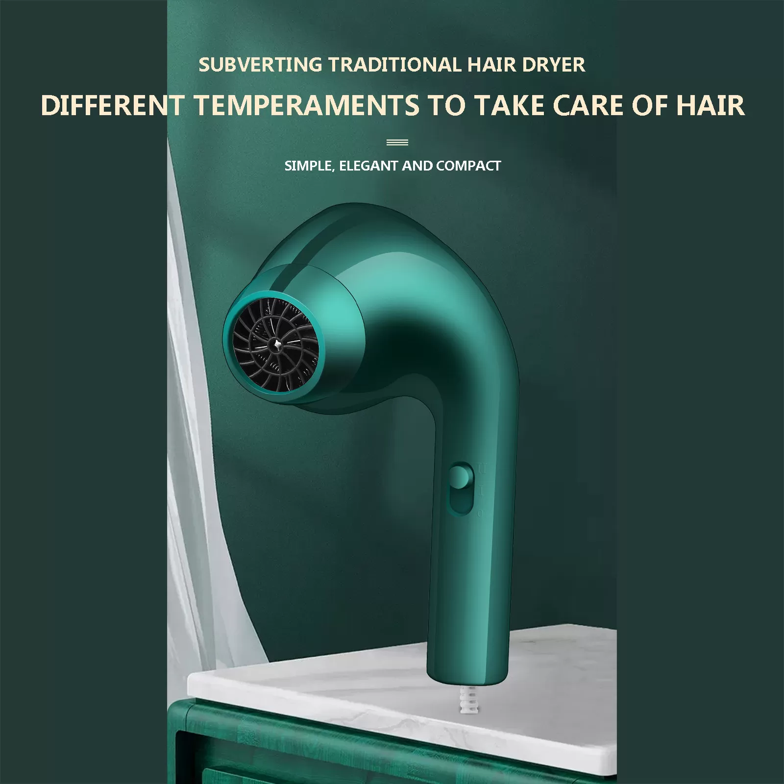 EarBuds Electric Hair Dryer Hot/Cold Wind - image 5