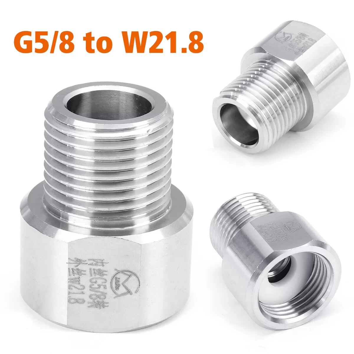 Generic Metal Adapter Aquarium CO2 Tank Regulator Connector - image 4