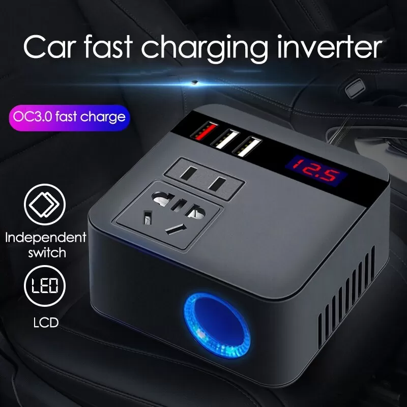 Tecno 300W Power Inverter 12V/24V DC USB Car Charge