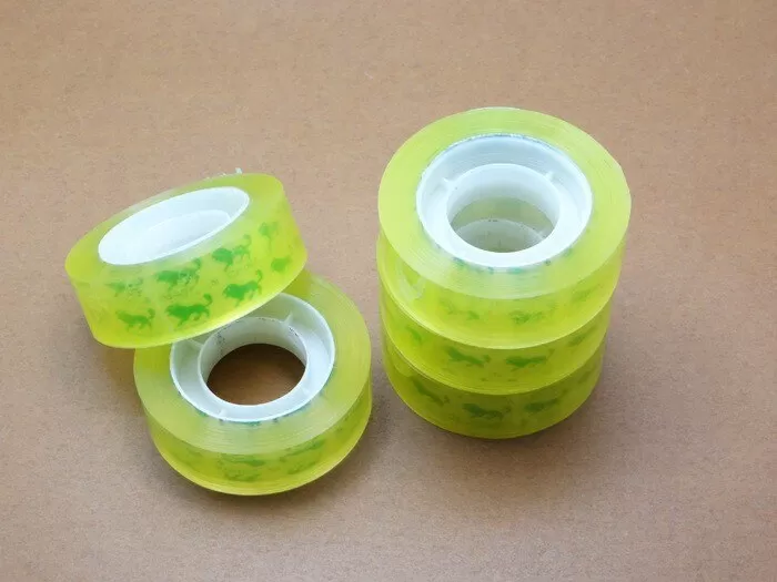 Jumbo 5PCS Useful 18mm Width Clear Transparent Tape Sealing - image 3
