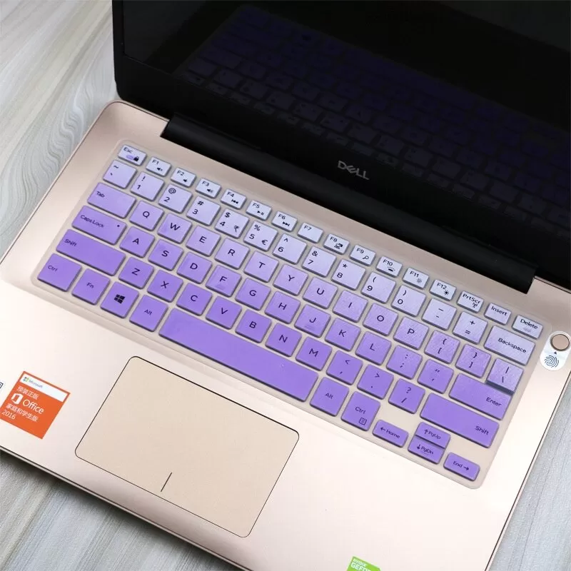 Dell Inspiron Keyboard Protector Skin Case Light Purple - image 2