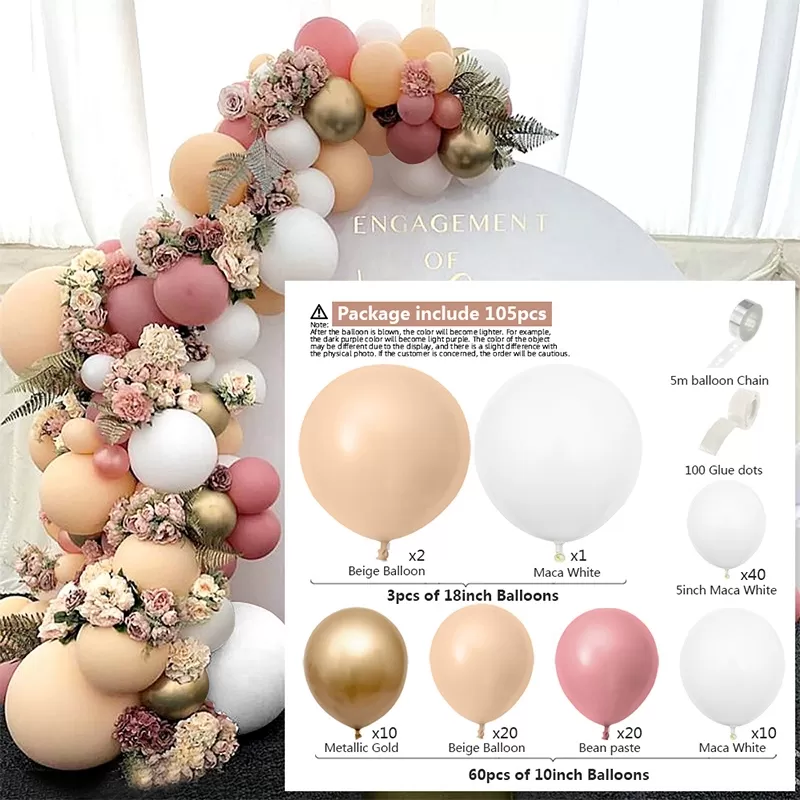 Generic Macaron Balloon Garland Arch Kit Party Decor - image 5