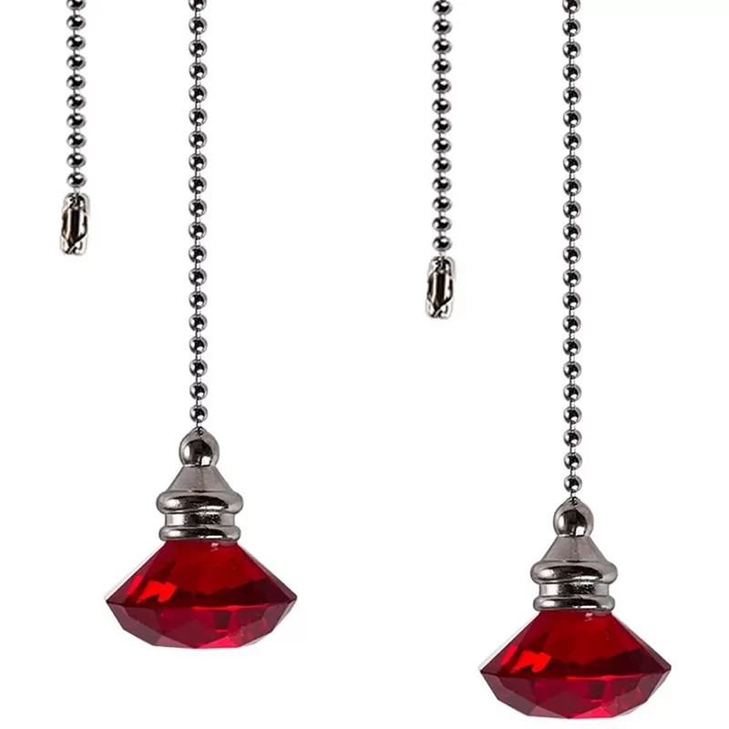 Red Diamond Fan Chain Extender for Wedding Decor