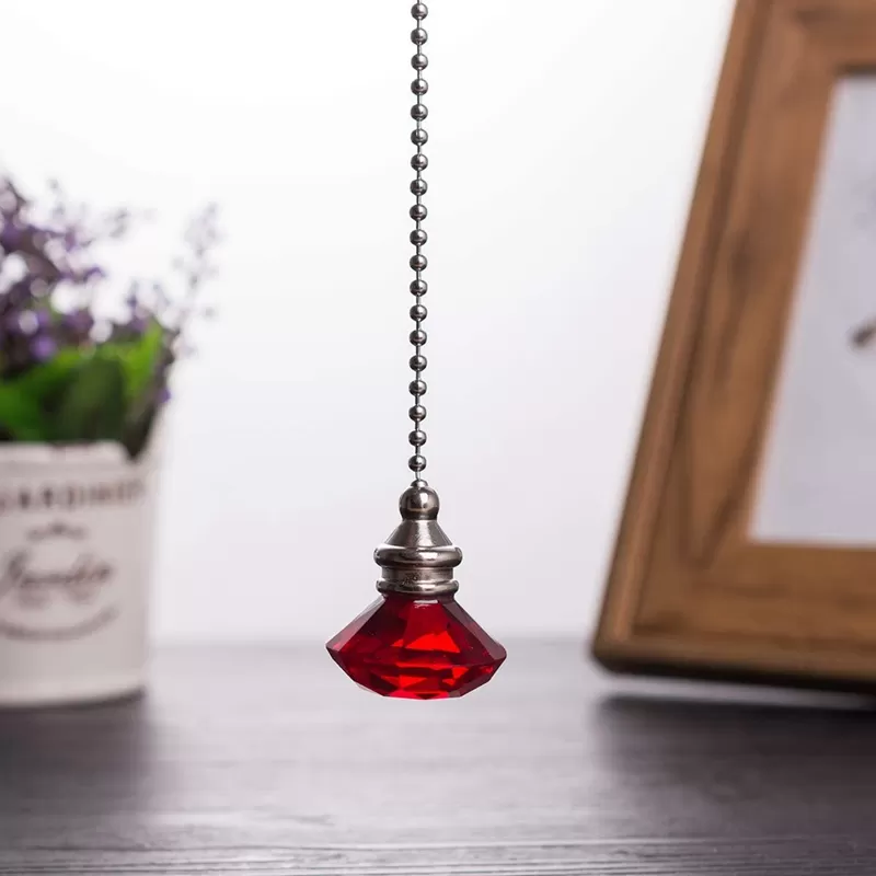Red Diamond Fan Chain Extender for Wedding Decor - image 2