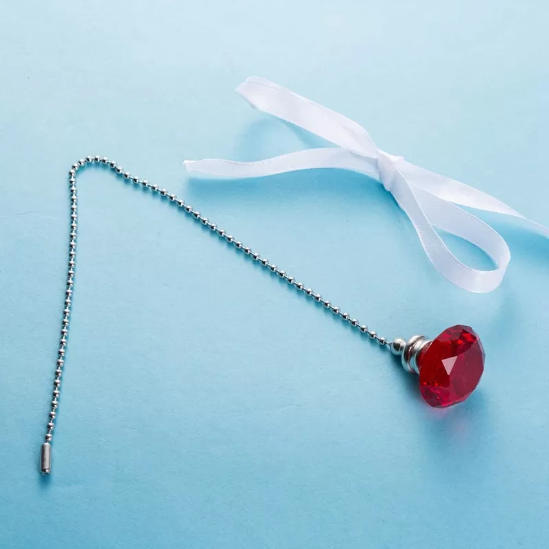 Red Diamond Fan Chain Extender for Wedding Decor - image 4