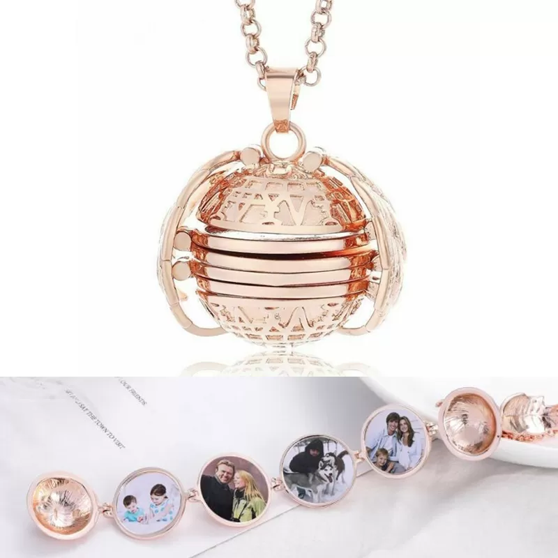 Luxury Locket Necklace - Gold Expanding 4 Photo - image 3