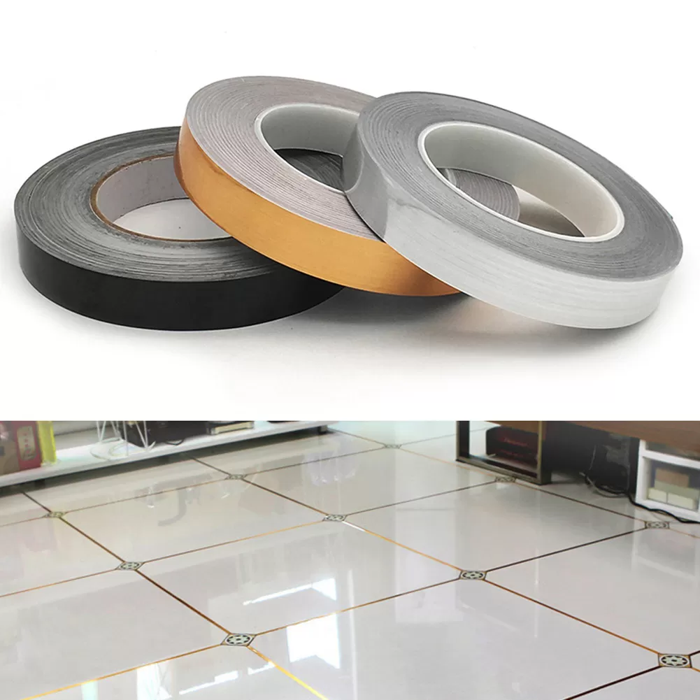 Generic DIY Self Adhesive Tile Floor Gap Seam Tape Luxury Gold - image 3
