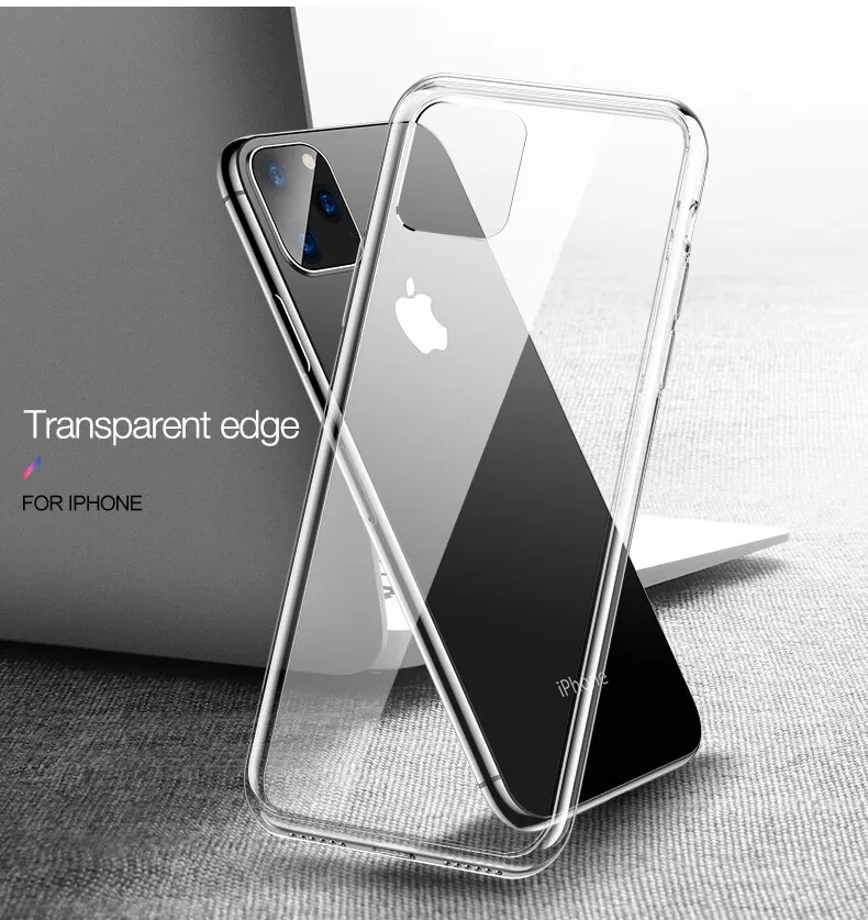 Apple iPhone 11 Luxury Plating Square Clear Case - image 2