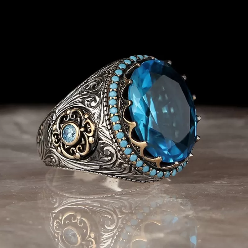 Luxury Retro Turkish Legendary Ring for Unisex