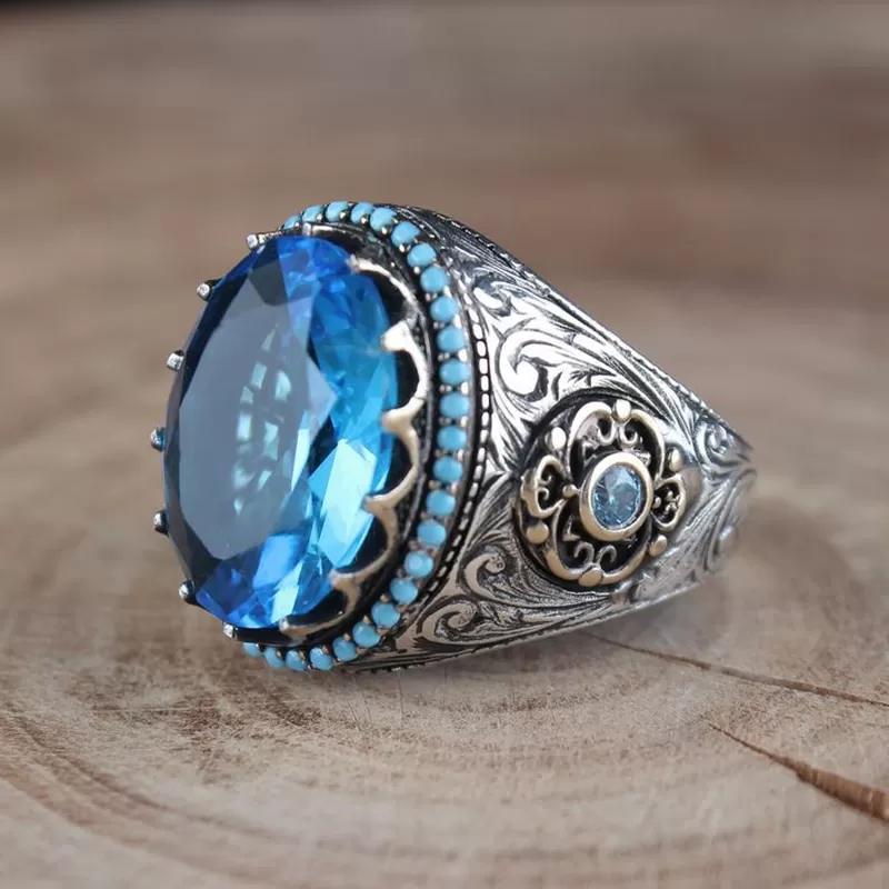 Luxury Retro Turkish Legendary Ring for Unisex - image 4