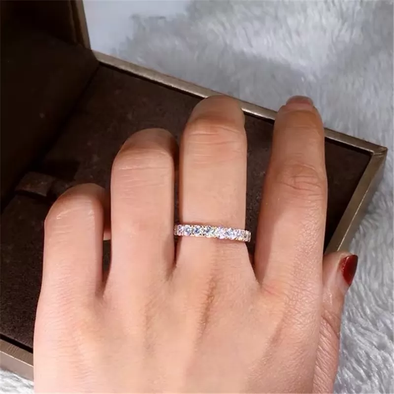 CC 925 Rings Luxury White Gold Cubic Zirconia - image 6