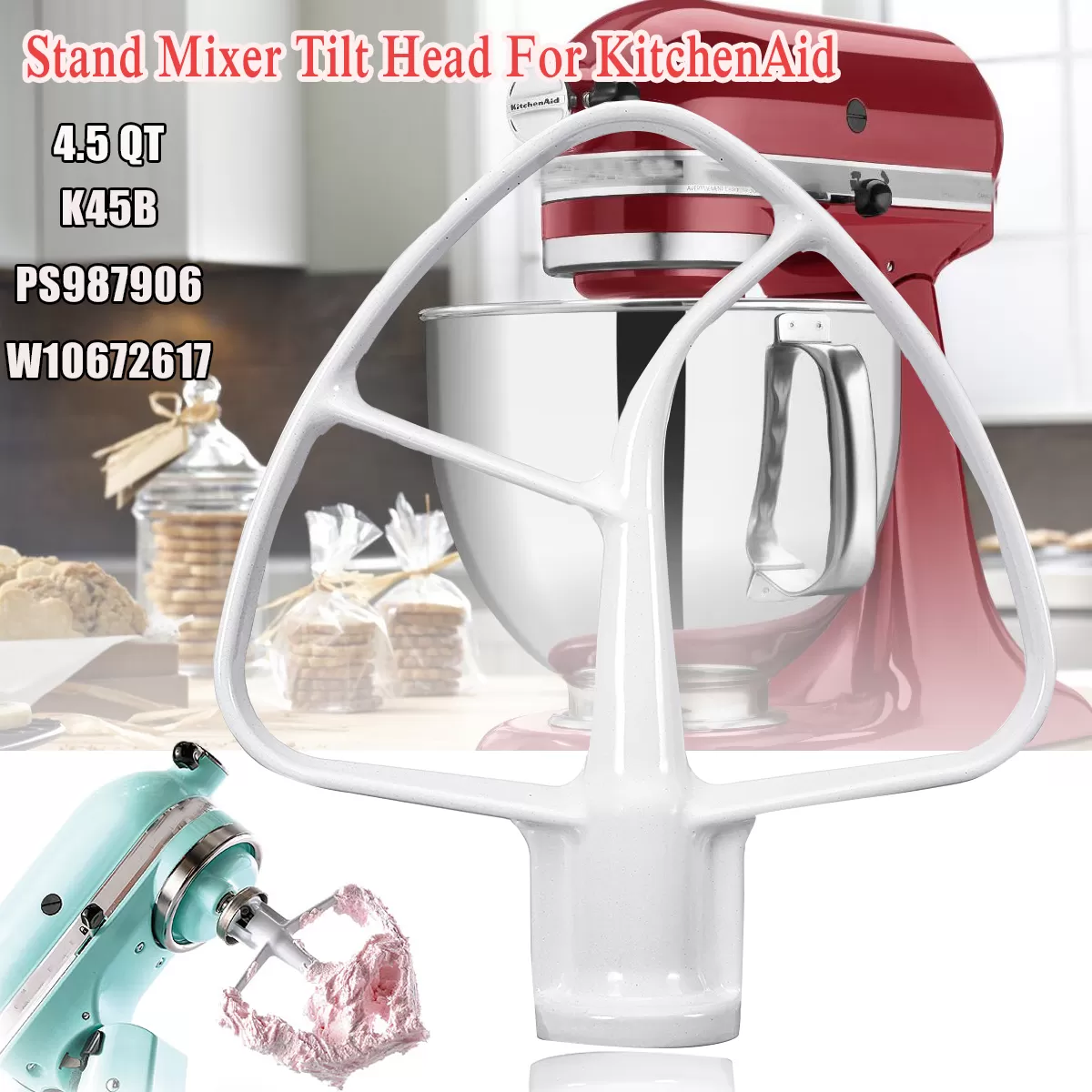 MATCC K45B PS987906 Flat Beater for KitchenAid Mixer - image 7