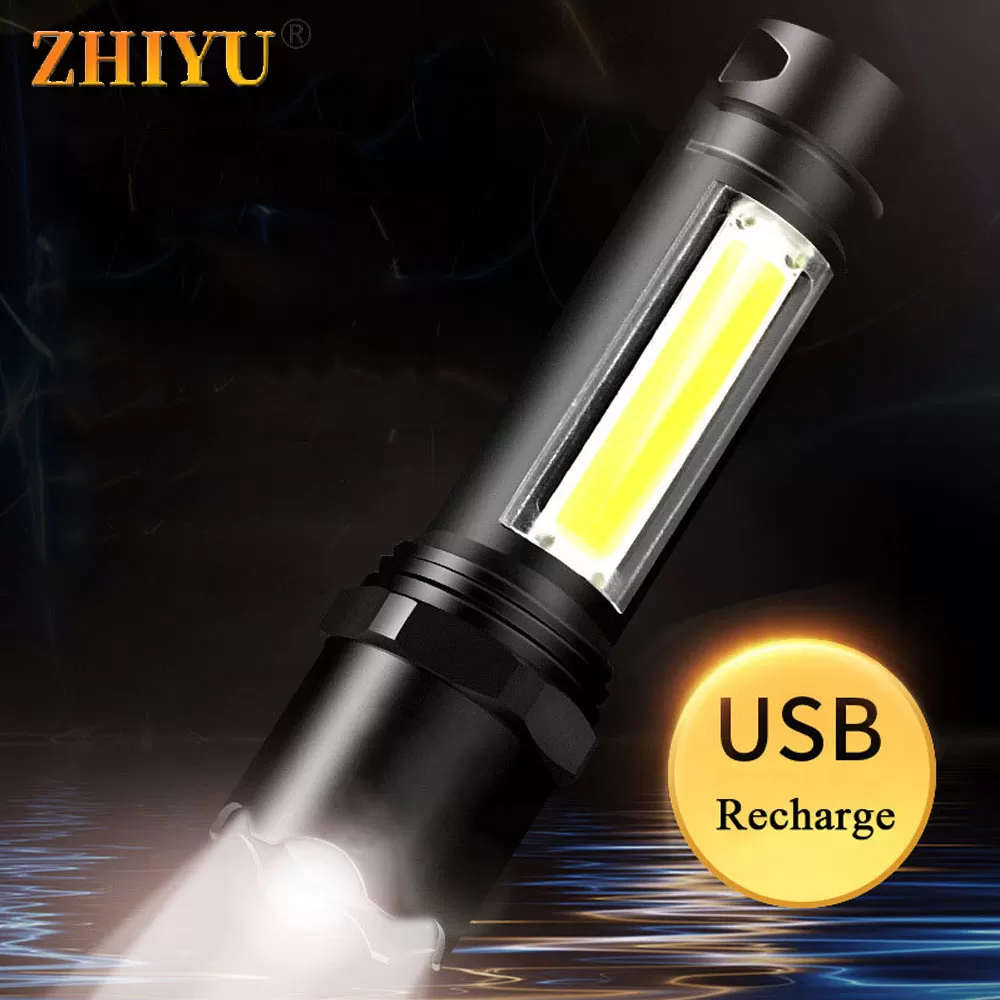 Generic Mini USB Flashlight Rechargeable COB LED - image 6
