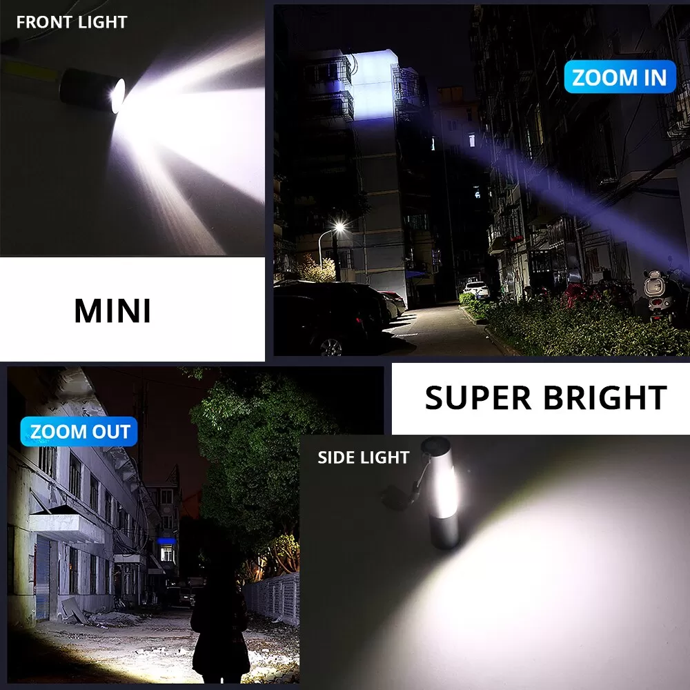Generic Mini USB Flashlight Rechargeable COB LED - image 7