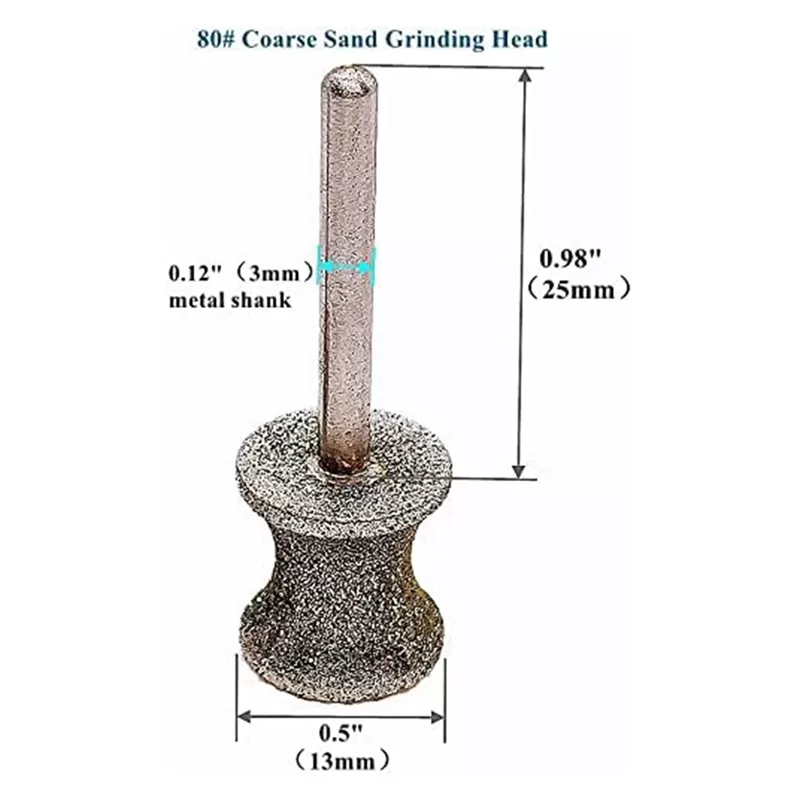 Tecno 2 Pack Diamond Dog Nail Grinder Bits - image 1
