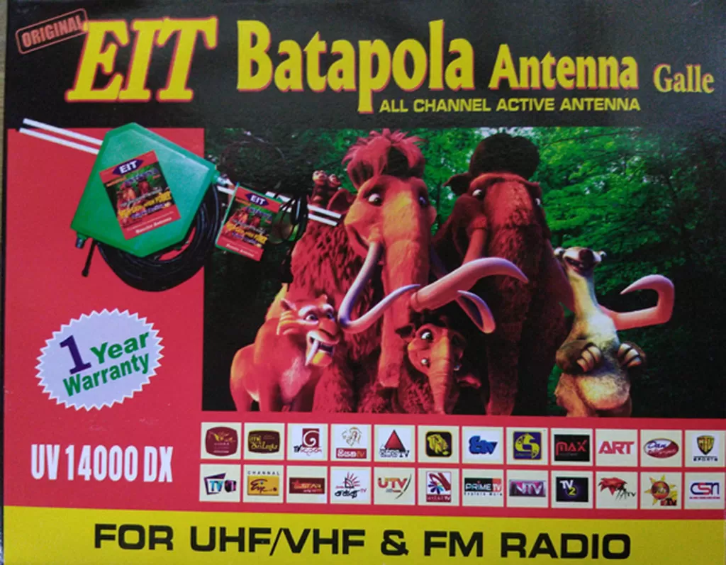 Tecno Batapola Antena Watching TV Smoothly HighGrade