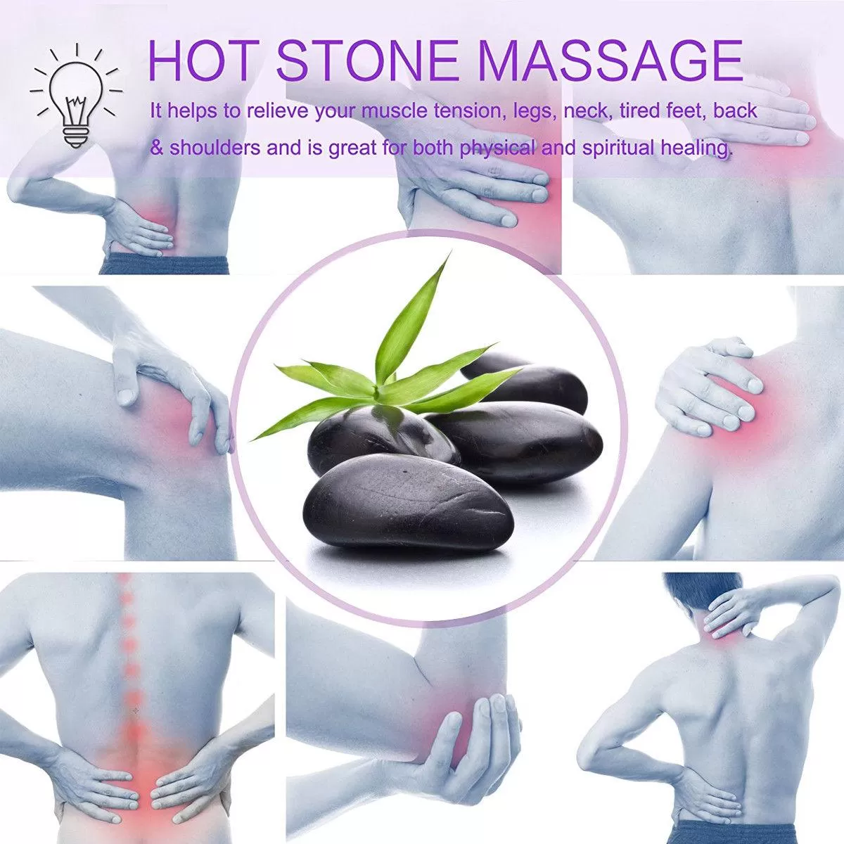 Tecno Electric Heating Bag Stone Massage Heater - image 4
