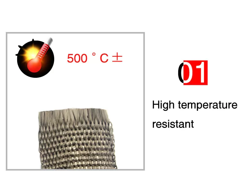 Tecno Motorcycle Exhaust Pipe Thermal Tape 2.5CM - image 4