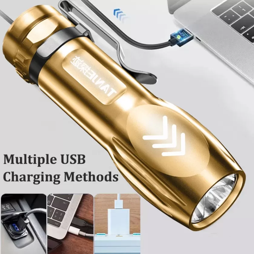 Tecno Mini Portable Multi Color Flashlight Pen Clip - image 5