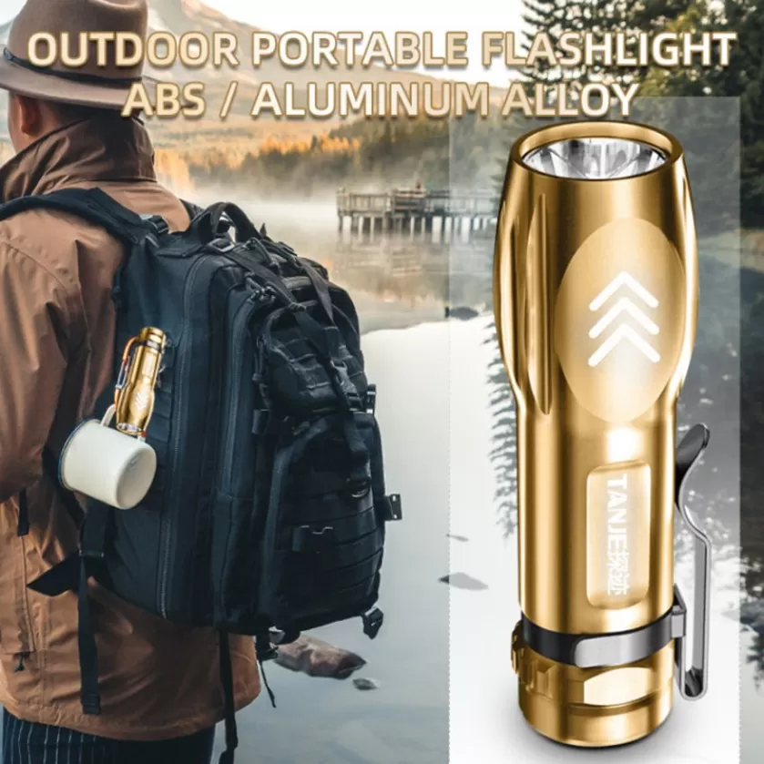 Tecno Mini Portable Multi Color Flashlight Pen Clip - image 7